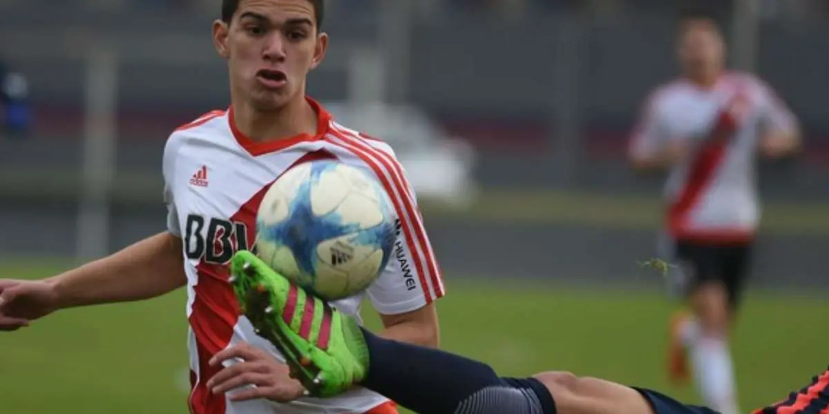 El juvenil tiene un partido en primera, contra Talleres de Córdoba, en 2017.