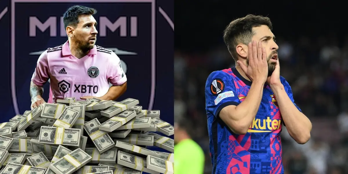 Mientras Messi ganará 50 millones, el ridículo sueldo de Jordi Alba en Inter Miami