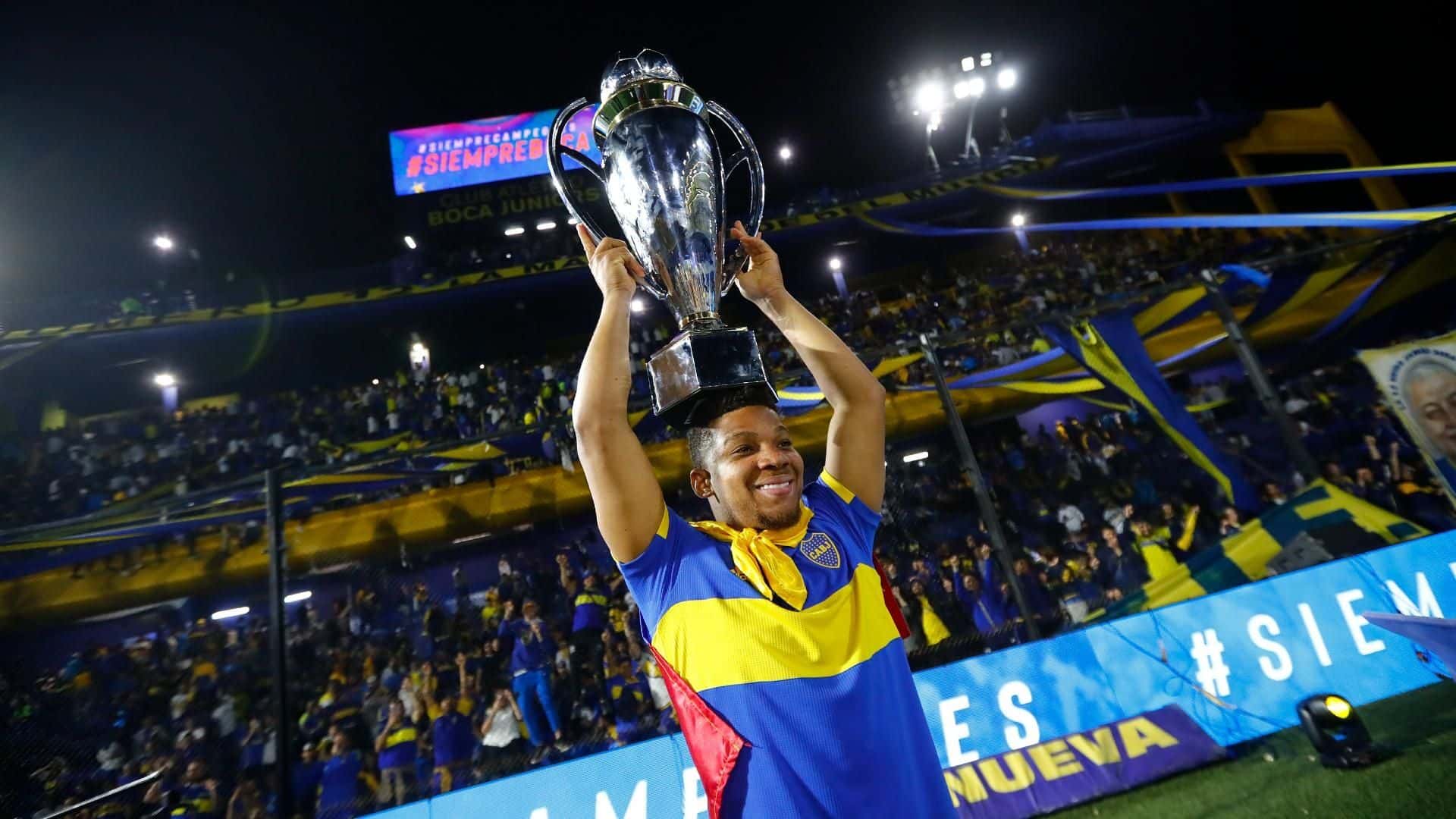 El lateral izquierdo de Boca disfruta de sus vacaciones y mientras tanto, aprovechó para tener un encuentro virtual con una estrella.