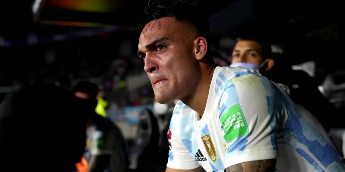 El llanto de Lautaro Martínez luego de recordar el mundial (TN)