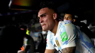 El llanto de Lautaro Martínez luego de recordar el mundial (TN)