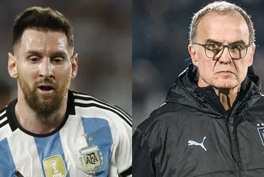 Le tiene miedo, lo que dijo Bielsa de Messi a días de enfrentarlo con Uruguay