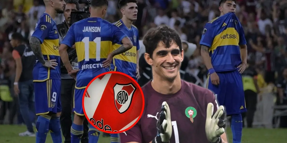 El marroquí es confeso hincha del Millonario y no se privó de celebrar la caída del máximo rival.