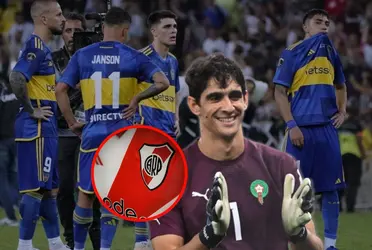 El marroquí es confeso hincha del Millonario y no se privó de celebrar la caída del máximo rival.