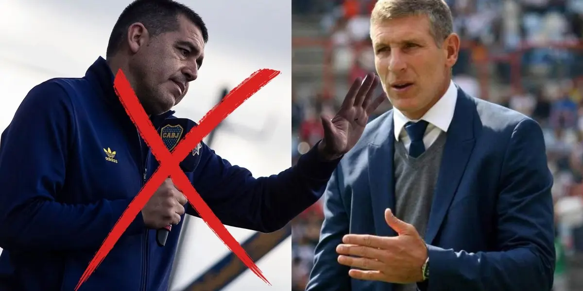 El máximo goleador de la historia del Xeneize no dirigirá mientras esté Román de presidente.