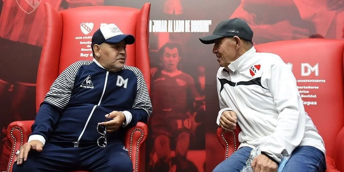 El máximo ídolo de Independiente de Avellaneda habló de Diego Maradona, quien lo tenía de ídolo.