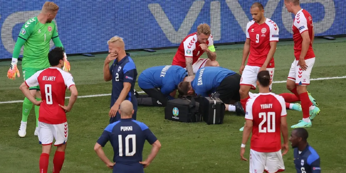 El médico del Tottenham, Sanjay Sharma, planteó la posibilidad de que el danés deba retirarse.