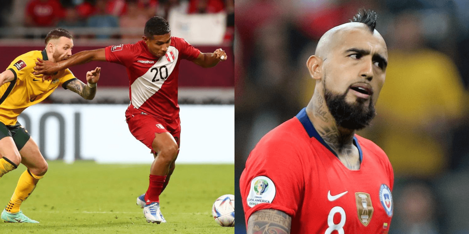 El mediocampista chileno subió una curiosa foto luego de que los peruanos no pudieron acceder al Mundial