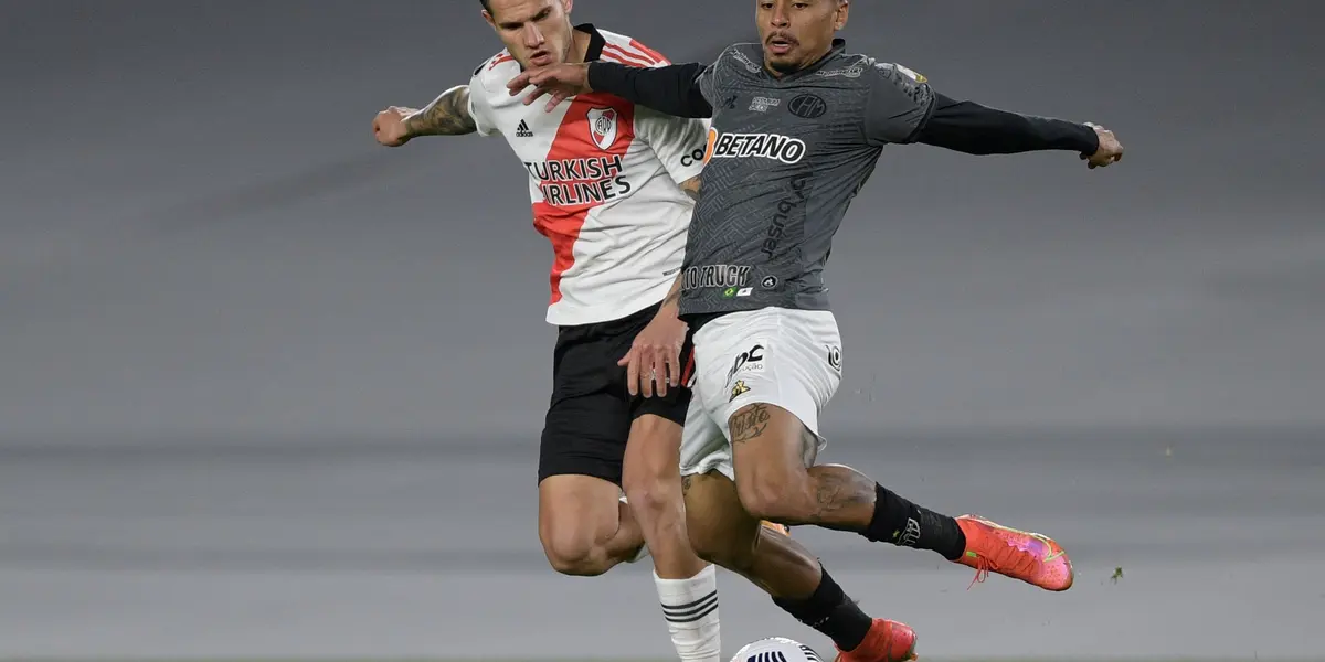 El mediocampista del Millonario se lamentó tras perder 1-0 en la ida de los cuartos de final de la Copa Libertadores de América.