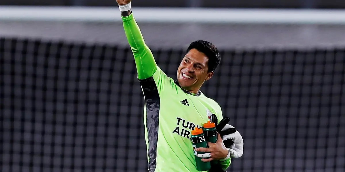 El mediocampista mendocino se puso los guantes en la victoria por 2-1 ante Independiente Santa Fe.