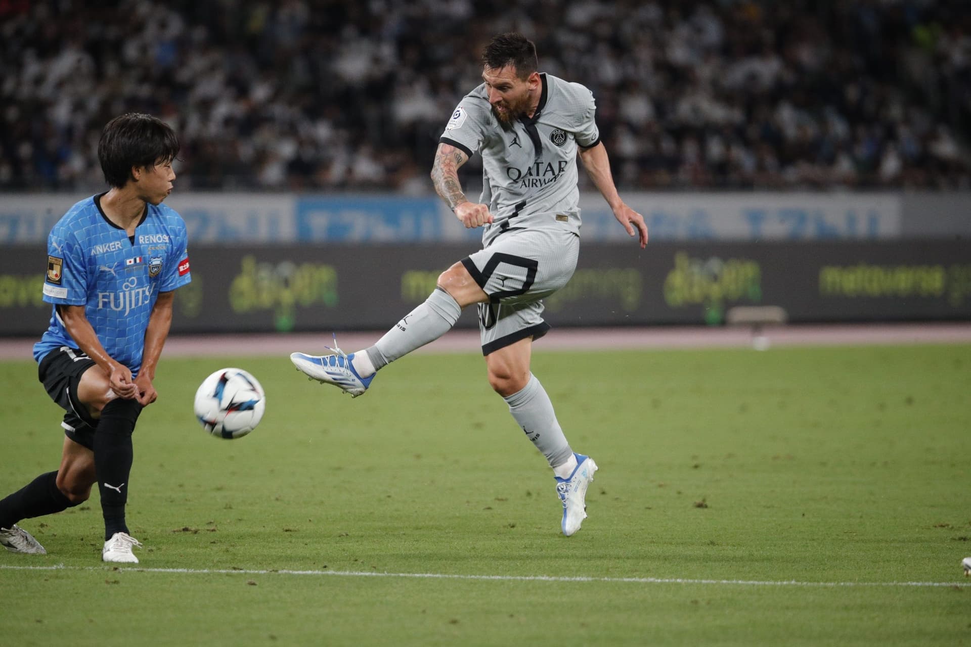El mejor de todos abrió el marcador en Japón para el triunfo 2 a 1 ante Kawasaki Frontale.