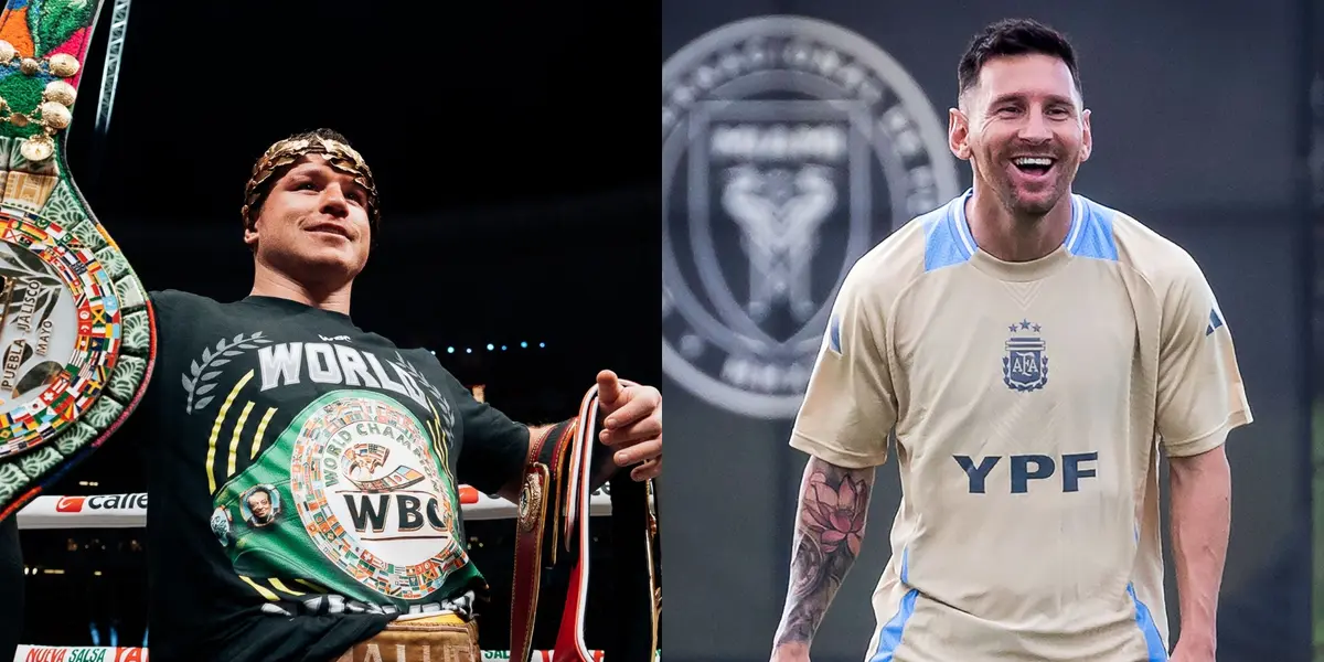 El mensaje de Canelo a Messi