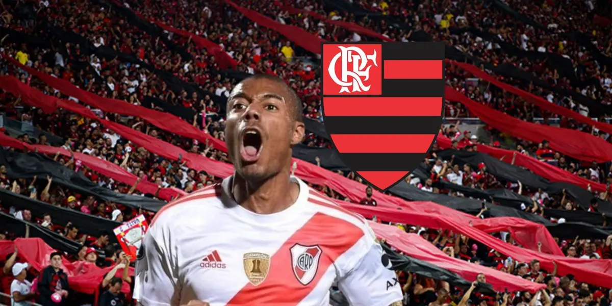 El Millonario dejó ir al volante oriundo de Uruguay hacia el Flamengo de Brasil.