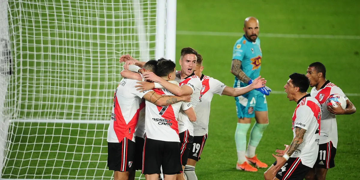 El Millonario se impuso por 1-0 y quedó como único escolta de Talleres, que lidera la tabla de posiciones.