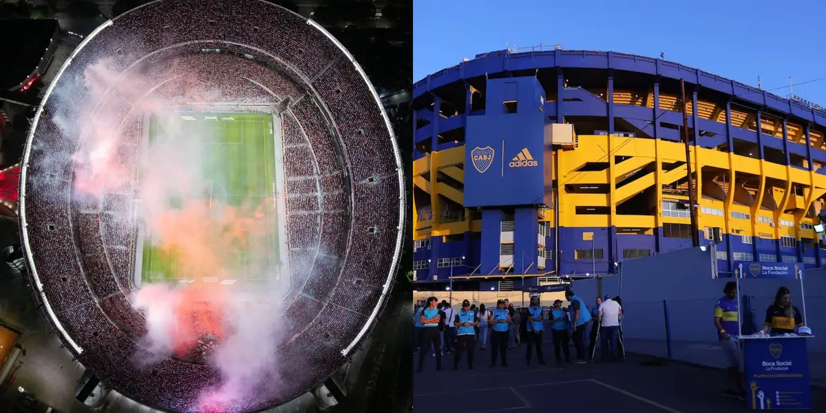 El Monumental y La Bombonera.