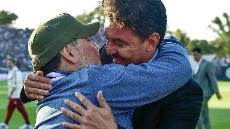 El Muñeco fue a darle el último adiós a Diego Maradona y así reaccionó.