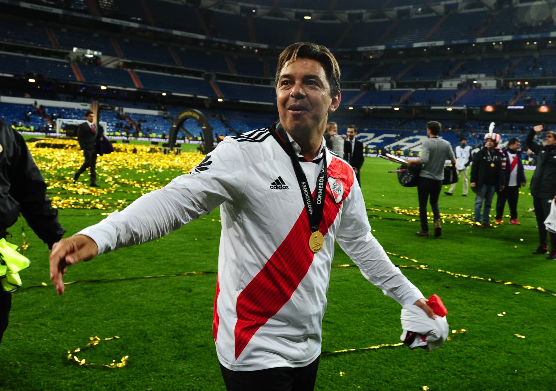 El Muñeco rememoró el histórico Superclásico de la Copa Libertadores de América 2018.
