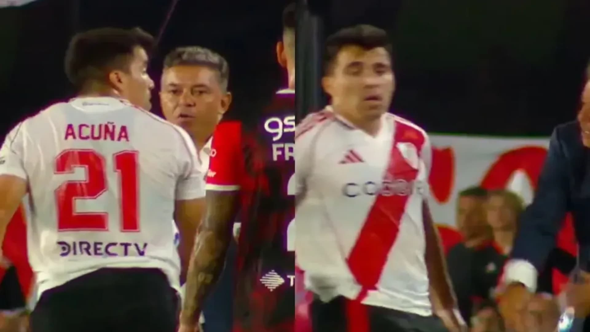 EL Muñeco y el Huevo tuvieron un tenso cruce en el partido