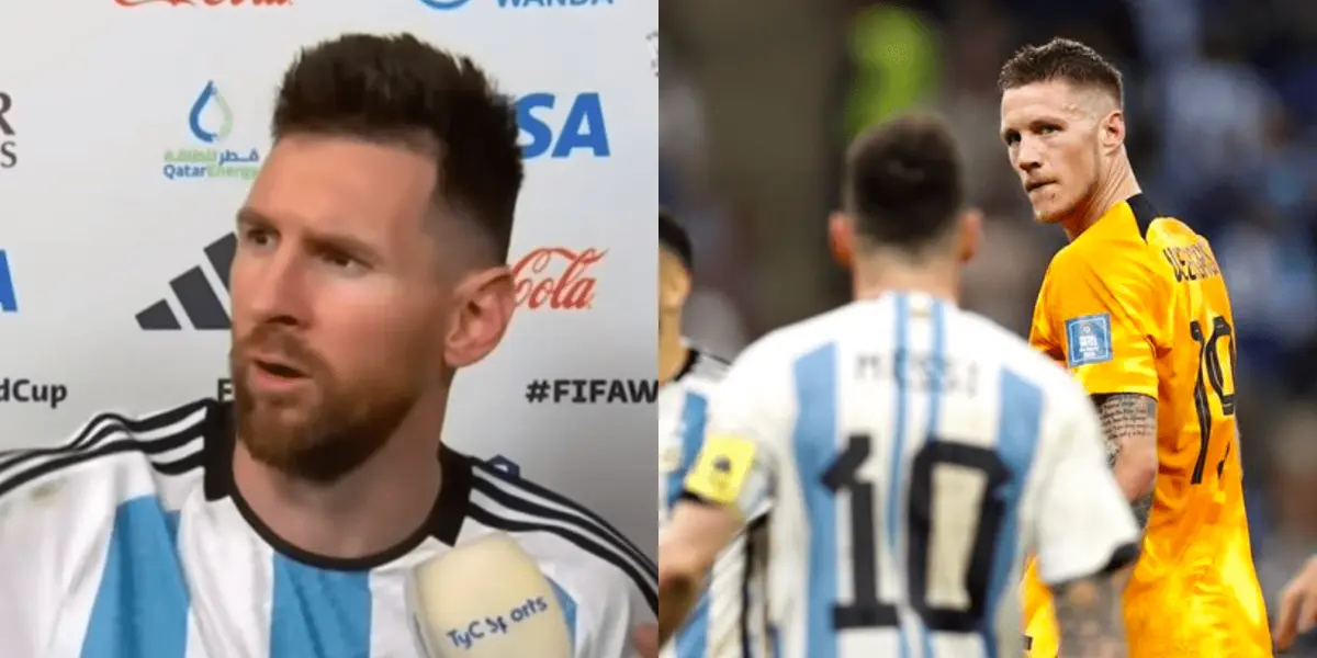 El neerlandés fue protagonista durante el partido entre Argentina y Países Bajos del Mundial de Qatar