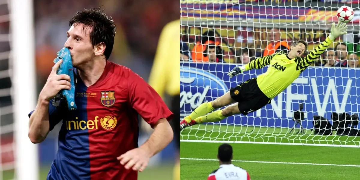 El neerlandés fue una de las víctimas del mejor jugador del mundo en la Champions League