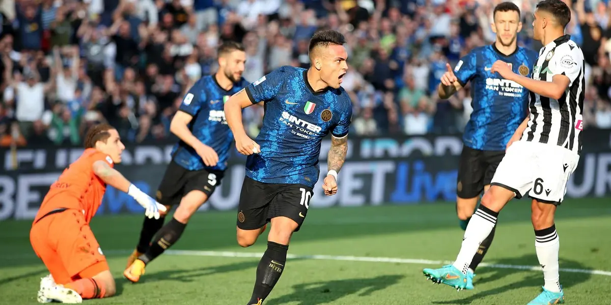 El Neroazzurro se impuso 2 a 1 frente a Udinese y se volvió a colocar a dos unidades de lo más alto de la Serie A.