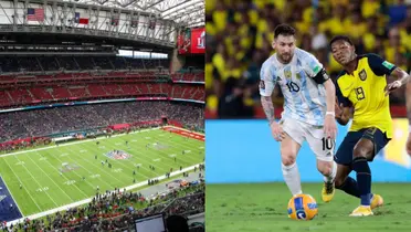El NGR Stadium se prepara para recibir a Argentina vs Ecuador