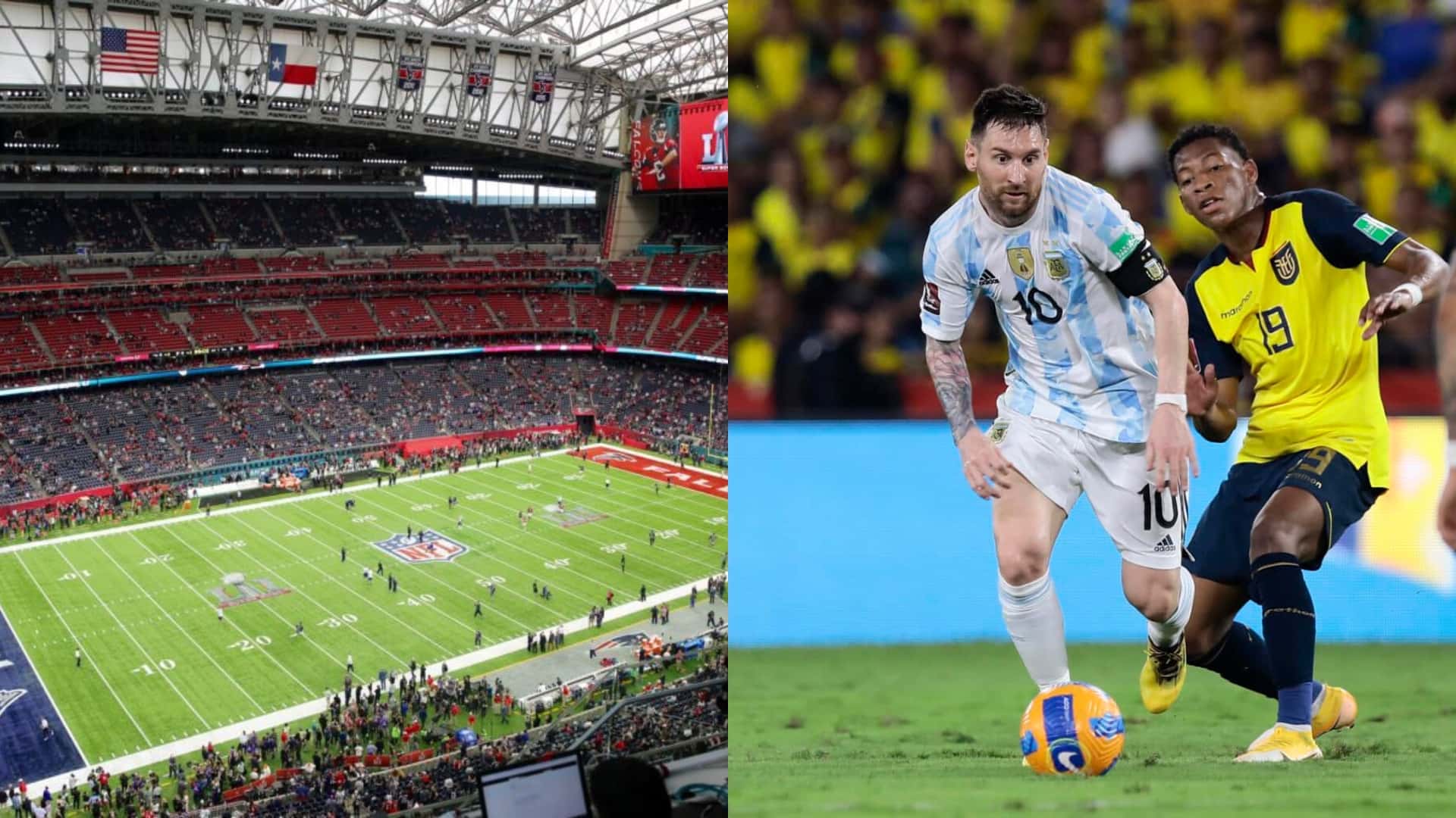 El NGR Stadium se prepara para recibir a Argentina vs Ecuador