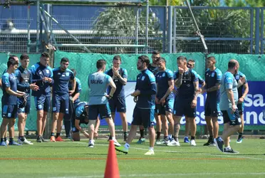 El nuevo director técnico de la Academia estuvo al frente de su primera práctica en Avellaneda.