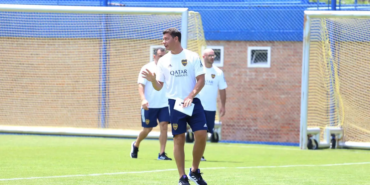 El nuevo director técnico del Xeneize ya mostró cuáles son sus intenciones de cara al partido contra Patronato.