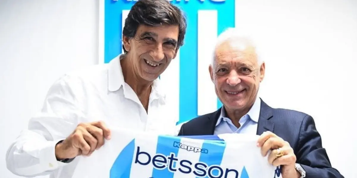 El nuevo entrenador de la "Academia" no se olvidó del presidente del club