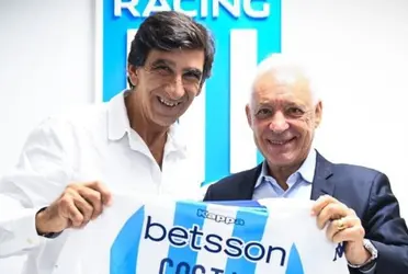 El nuevo entrenador de la "Academia" no se olvidó del presidente del club