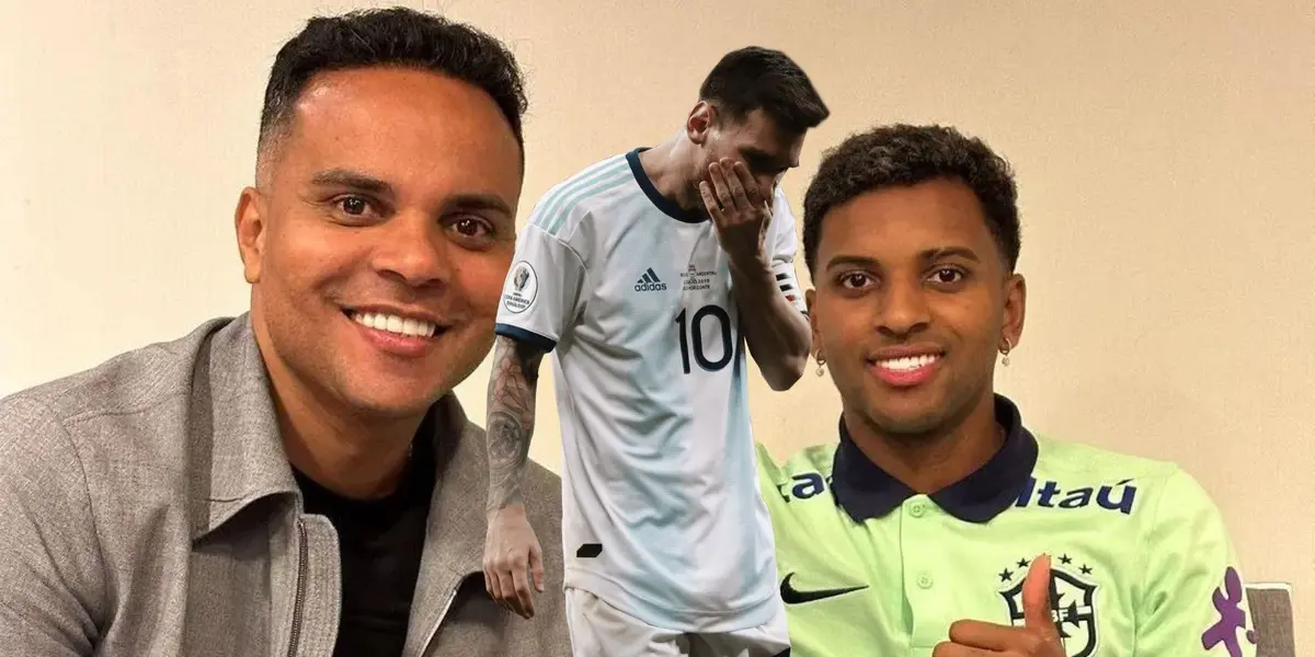 El padre del delantero del Real Madrid también cargó contra Leo en redes sociales.