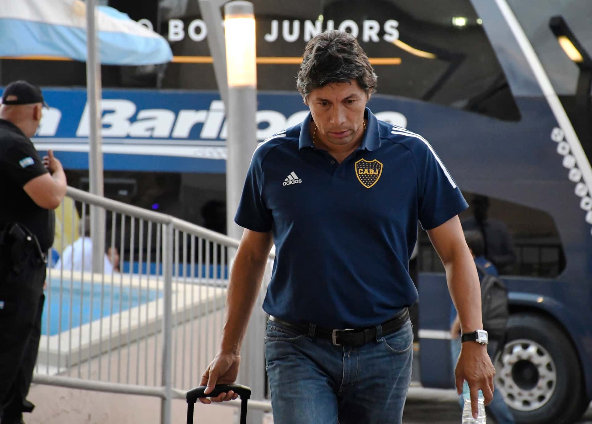 El Patrón fue uno de los protagonistas del fuerte cruce con la seguridad del Mineirao.