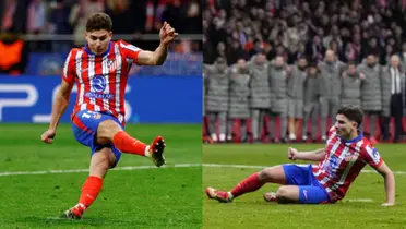El penal anulado a Julián Álvarez.