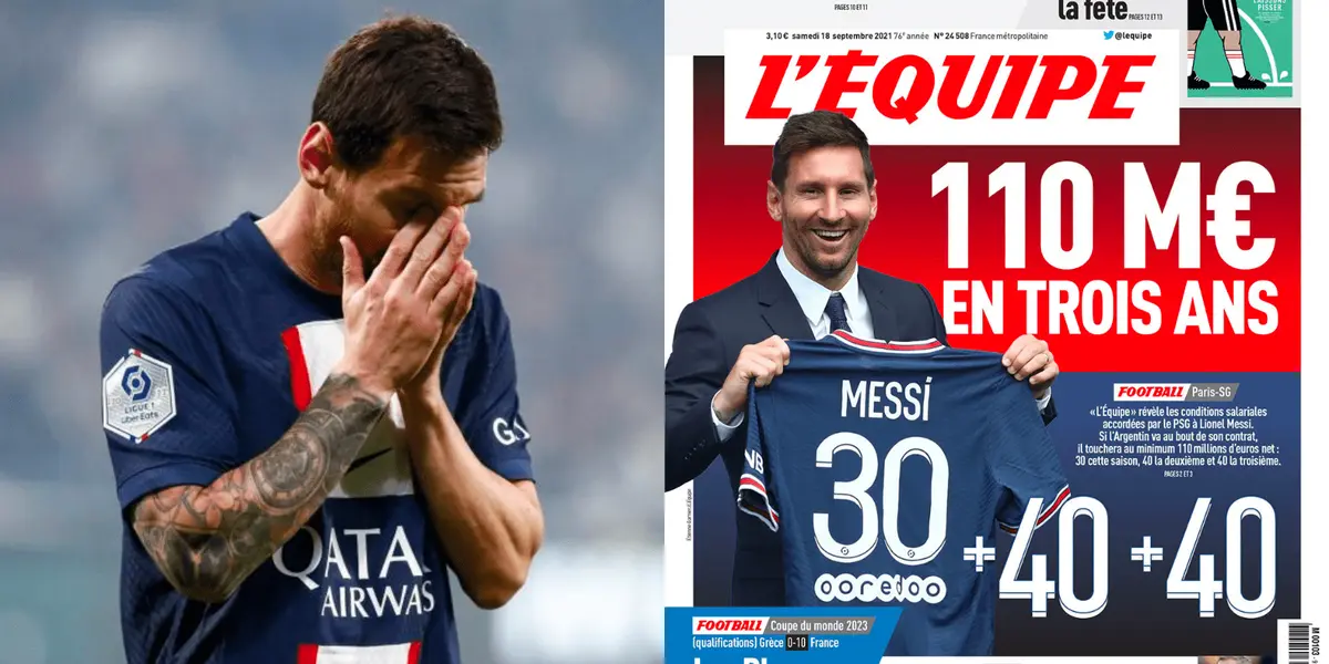 El periódico francés resaltó el papel que cumplió Messi en la polémica entre Neymar y Mbappé