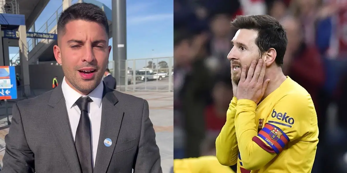 El periodista estuvo al borde de pasar un mal rato en las inmediaciones del estadio de Inter Miami.