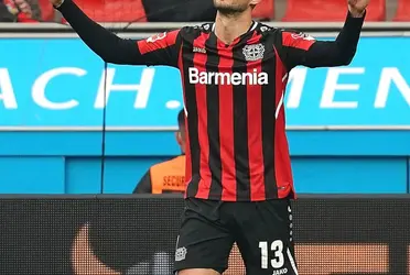 El Pipa Lucas Alario marcó en el triunfo del Bayern Leverkusen por 2 a 1 y es seguido desde Núñez para que llegue a reemplazar a mitad de año al Araña.