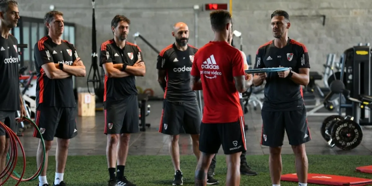 El plantel del Millonario volvió a los entrenamientos, y uno de sus jugadores alegró al entrenador.
