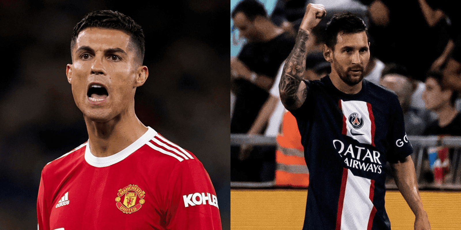El portugués fue sustituido en el amistoso frente a Rayo Vallecano y dejó el estadio, por su parte, el capitán de Argentina tuvo un gran gesto con un pibe