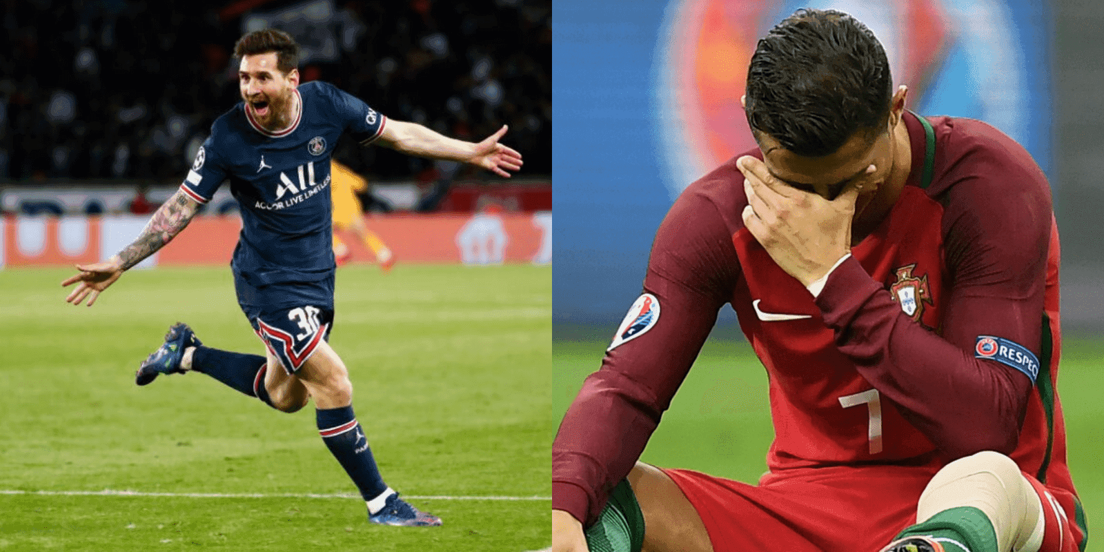 El portugués no encuentra equipo para poder jugar la siguiente Champions League, mientras que el capitán de la Albiceleste se enfoca en el arranque de la pretemporada