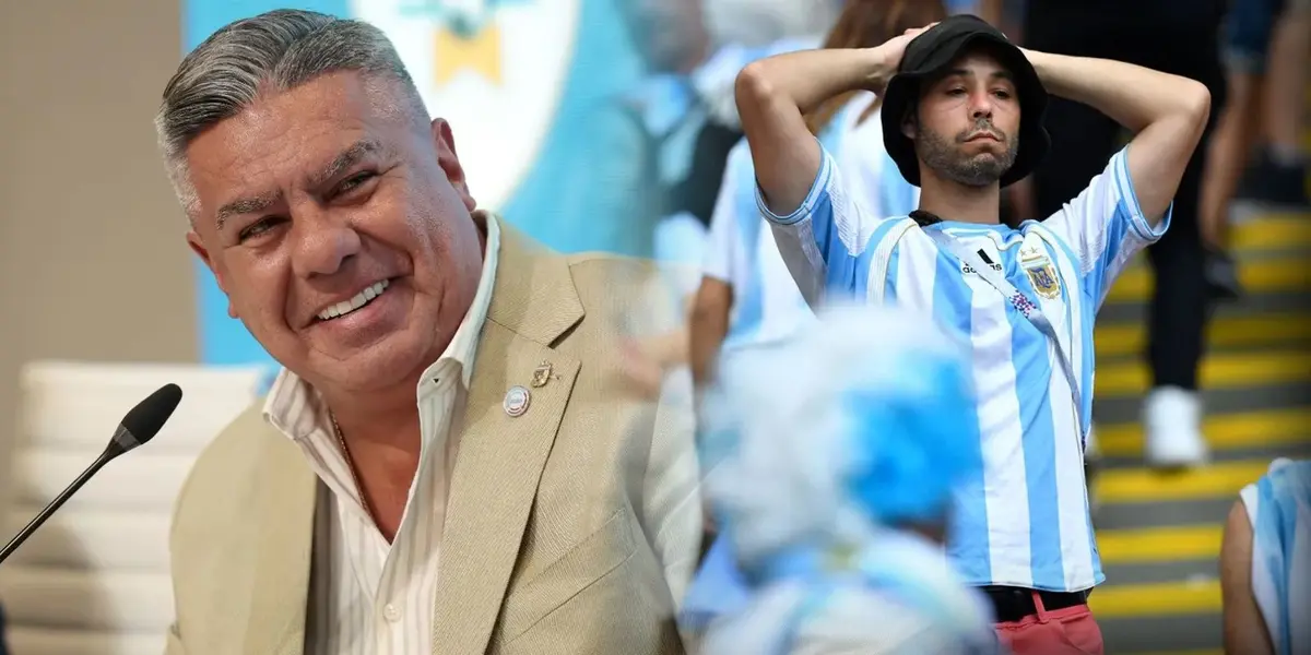 El presidente de la AFA hizo un anuncio que desató el enojo de los argentinos en redes sociales.