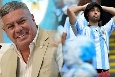 El presidente de la AFA hizo un anuncio que desató el enojo de los argentinos en redes sociales.