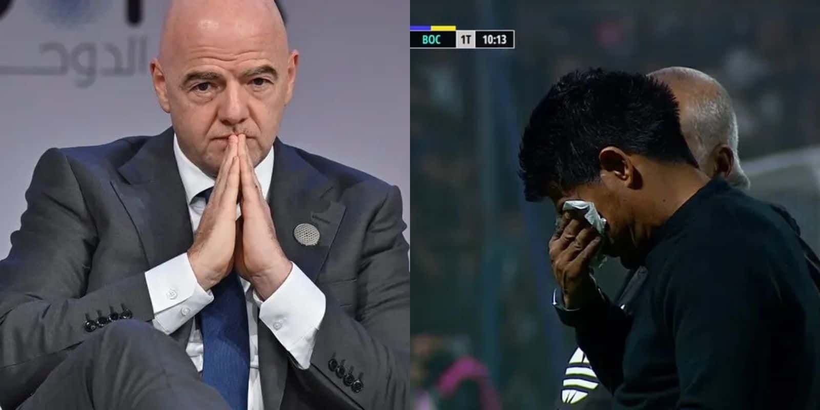 El presidente de la FIFA se hizo eco de la represión policial en La Plata y dejó un mensaje contundente al respecto.