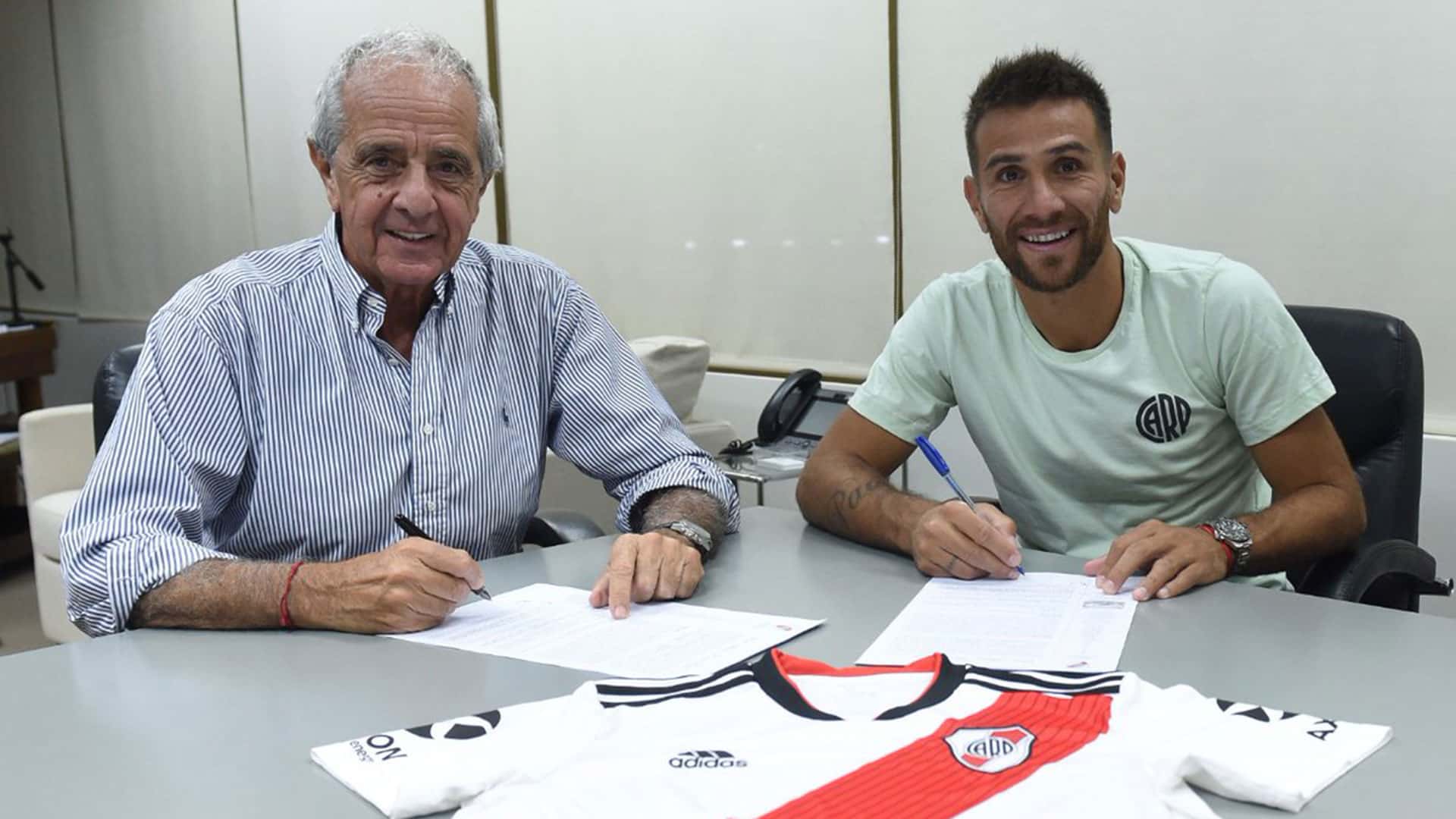El presidente de River y el histórico capitán rememoraron la vez que tuvieron una fuerte pelea en 2018.
