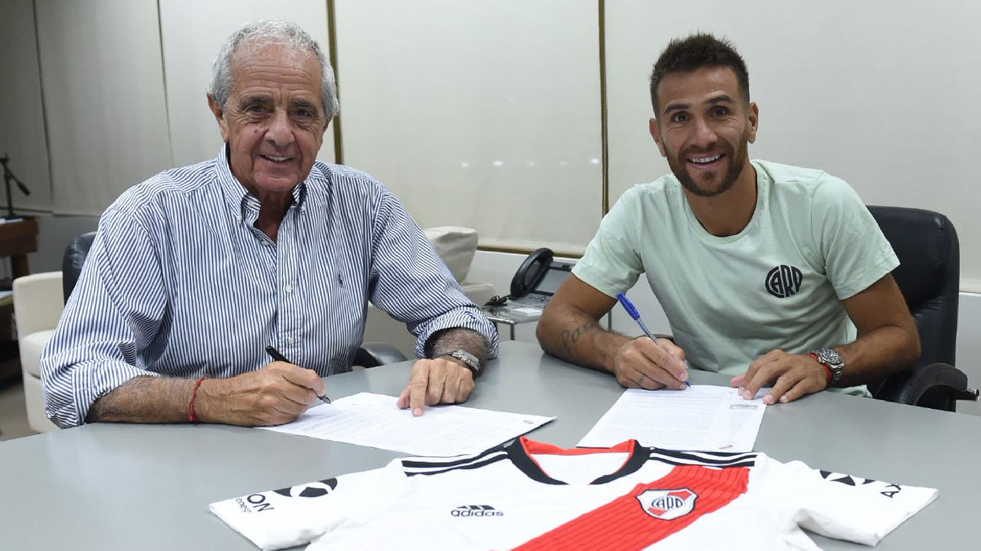 El presidente de River y el histórico capitán rememoraron la vez que tuvieron una fuerte pelea en 2018.