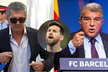 El presidente del Barcelona reveló la charla que tuvo con el padre de la Pulga.