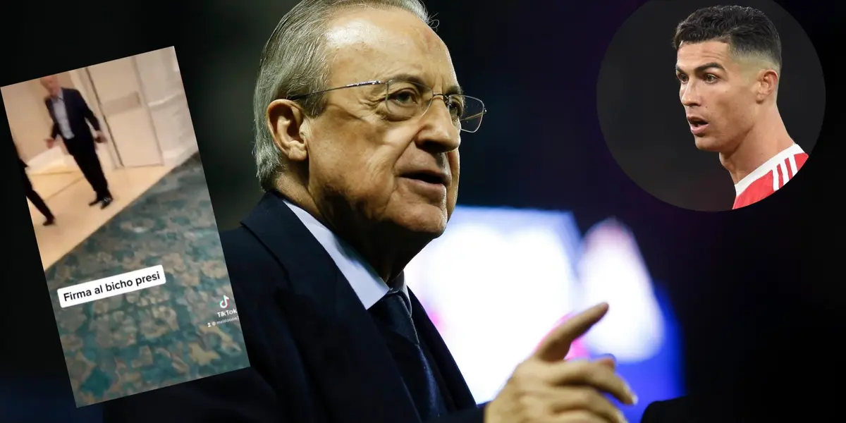 El presidente del Real Madrid dio una declaración rara ante el pedido de unos pibes. 