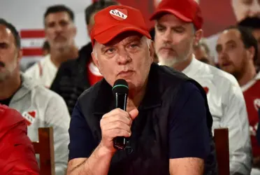 El presidente del Rojo se refirió al mercado de pases de enero, además de otros temas.