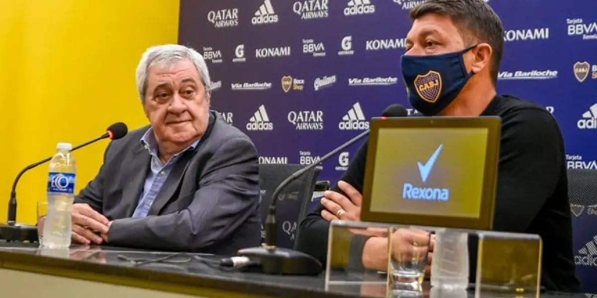 El presidente del Xeneize apuntó contra el colombiano por su postura de no continuar en el club.