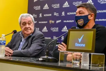 El presidente del Xeneize apuntó contra el colombiano por su postura de no continuar en el club. 
 